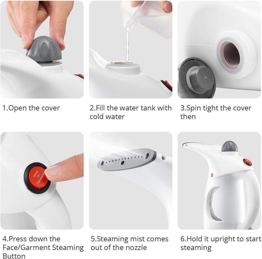 Garment Steamer RZ Facial Vaporizer