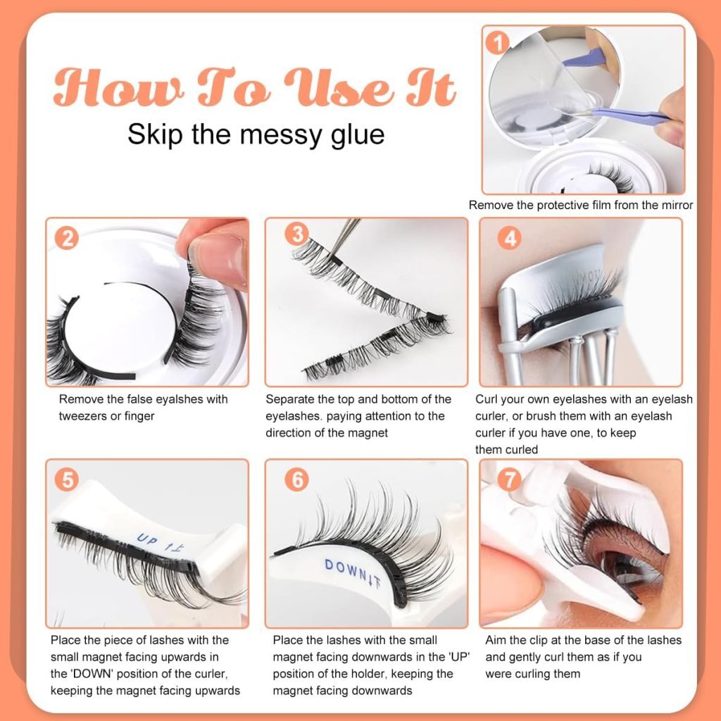 Reusable Magnetic Eyelashes