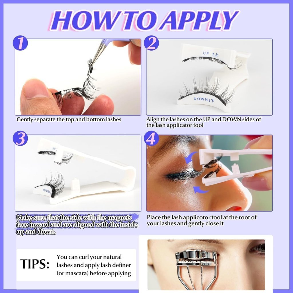 Reusable Magnetic Eyelashes