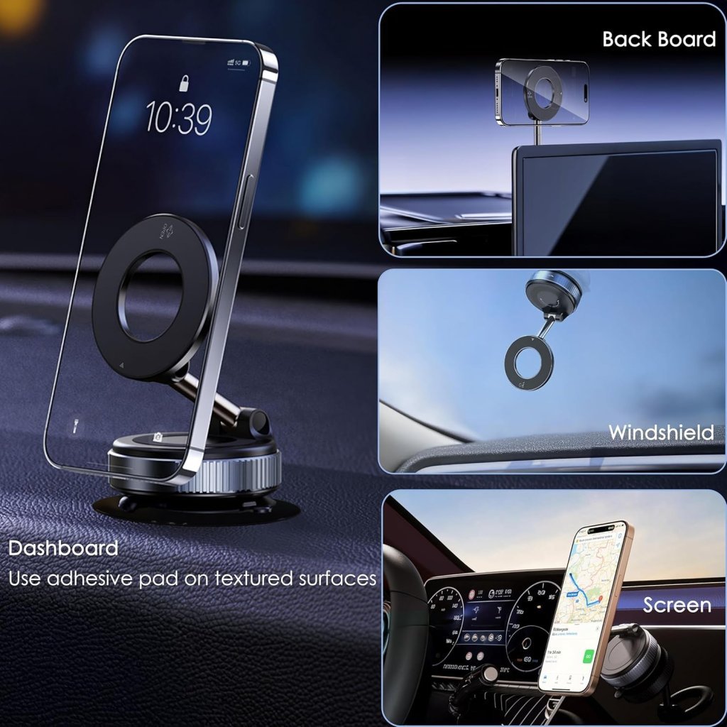 Vacuum Magnetic Phone Holder Mobile Stand