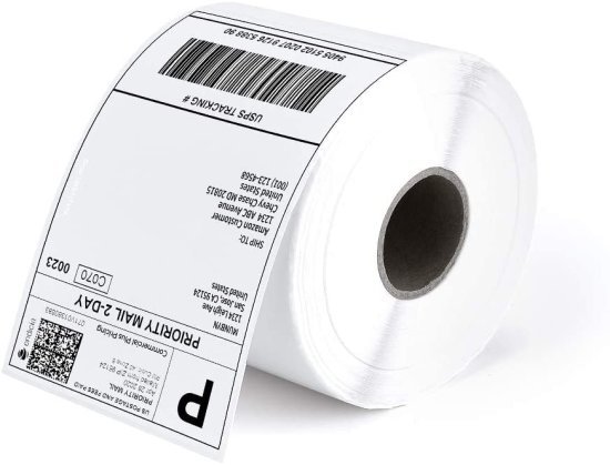 Whaterproof 4x6 PVC Thermal Roll 400 Label