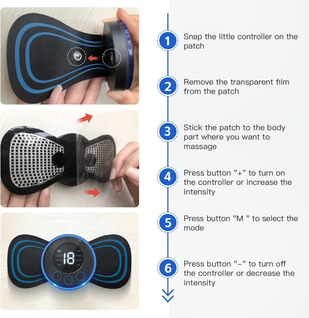 EMS mini massager butterfly