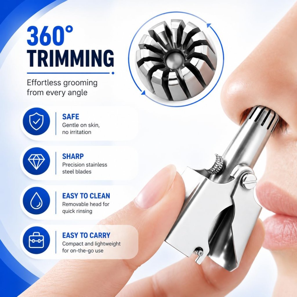 Manual Nose Hair Trimmer
