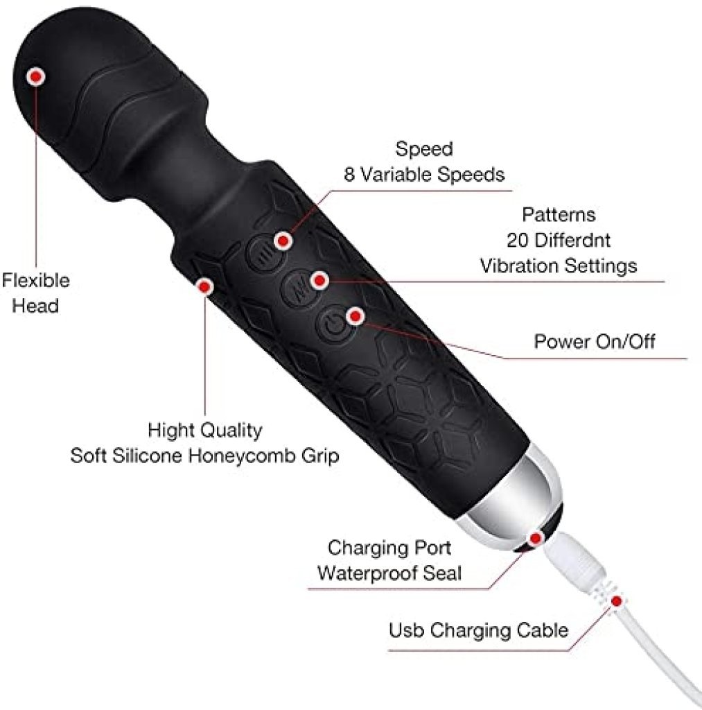 Personal Body Massager Waterproof Usb Rechargeable