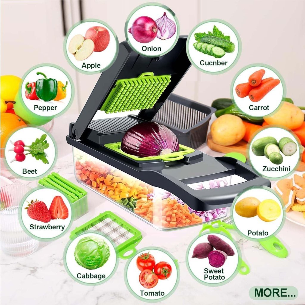 14 In 1 Chopper Nicer Veggie Slicer Dicer