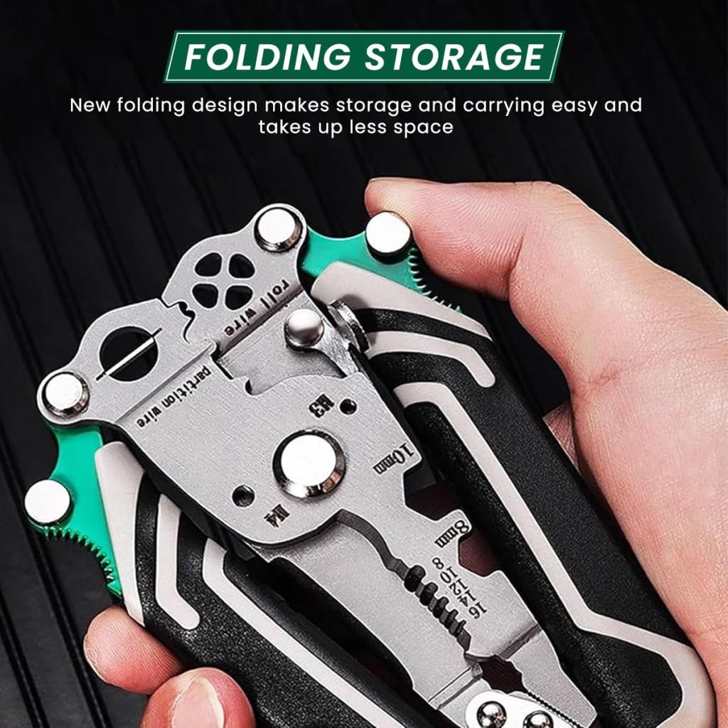 18 In 1 Folding Wire Stripper Tool
