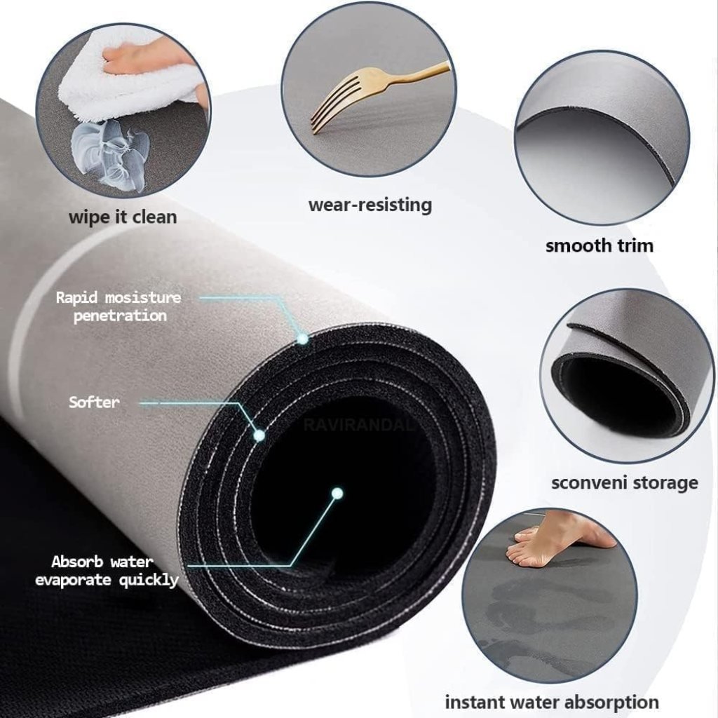 2 Pcs Kitchen Floor Mat 40x60CM 40x120CM