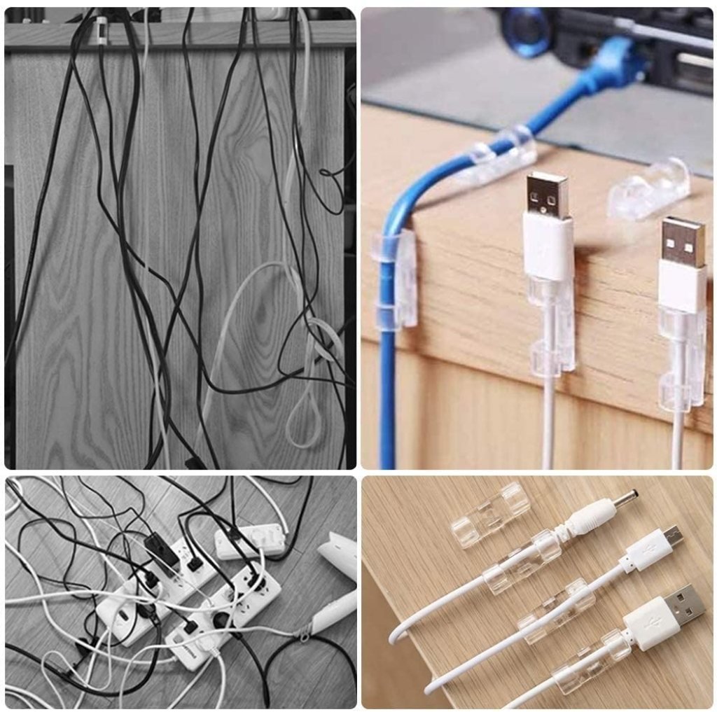 20 pcs Cable Clip Organizer