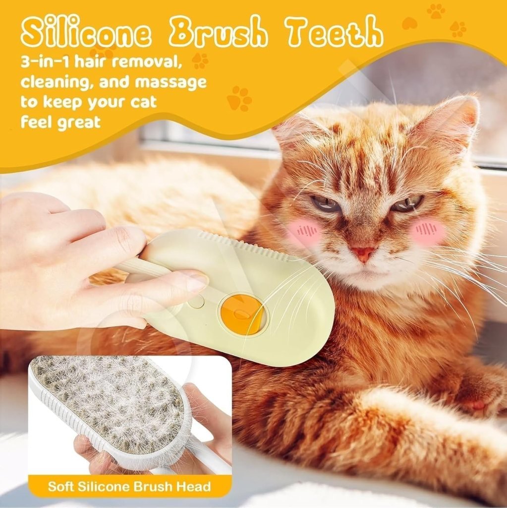 3 in 1 Pet Steam Brush