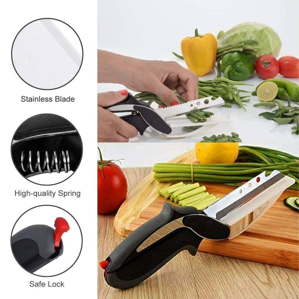 4 in 1 Stainless Vegetable Clever Cutter