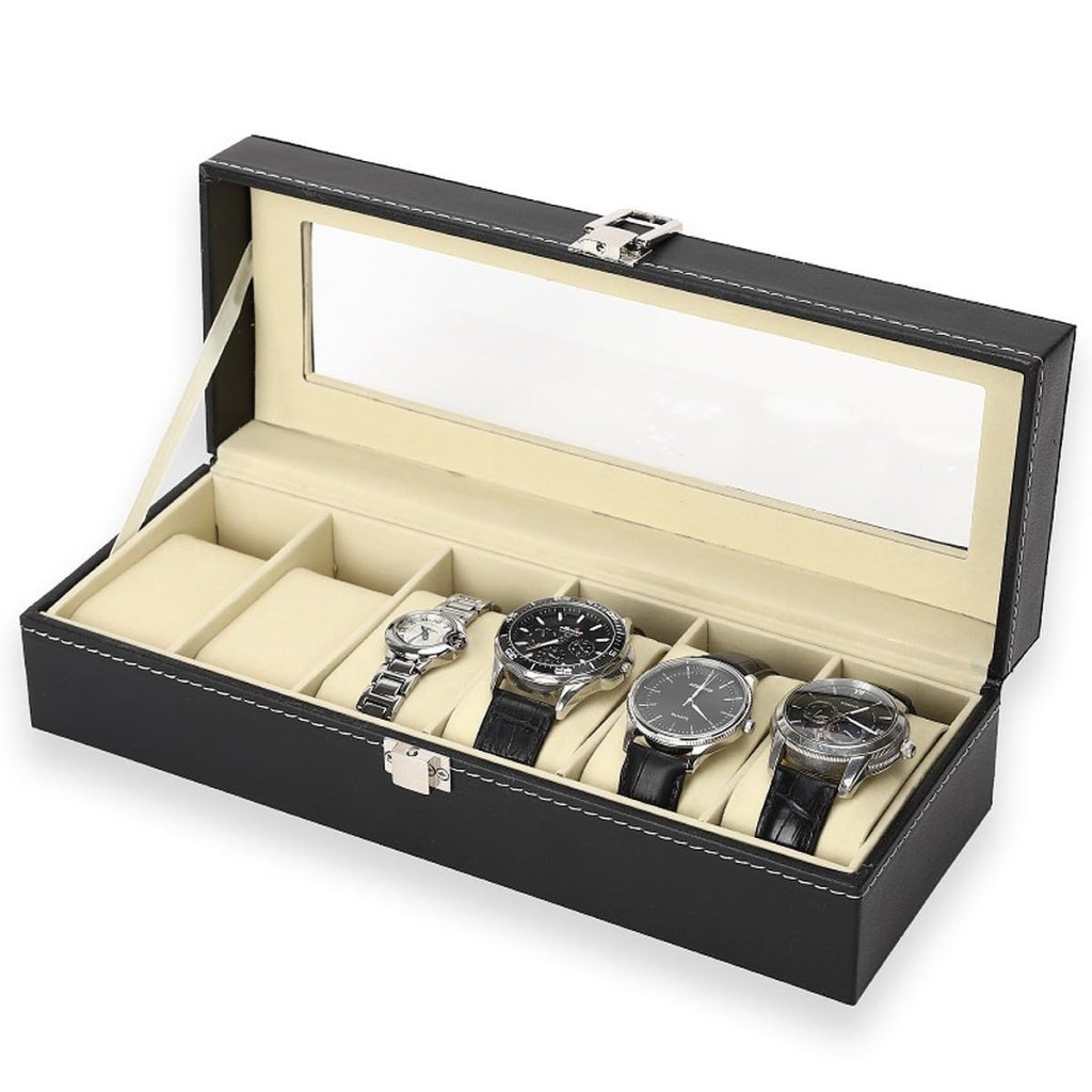 6 Slot Watch Collection Box