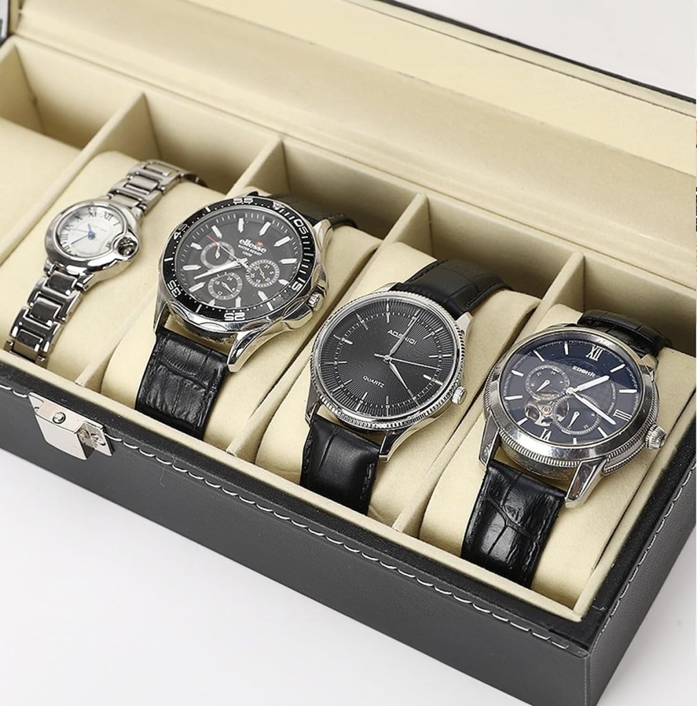 6 Slot Watch Collection Box