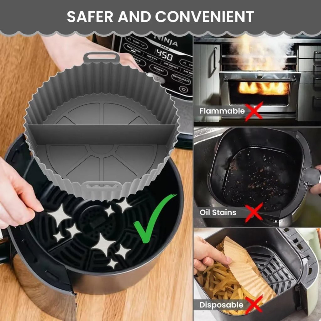 Air Fryer Silicone Pot 1pcs