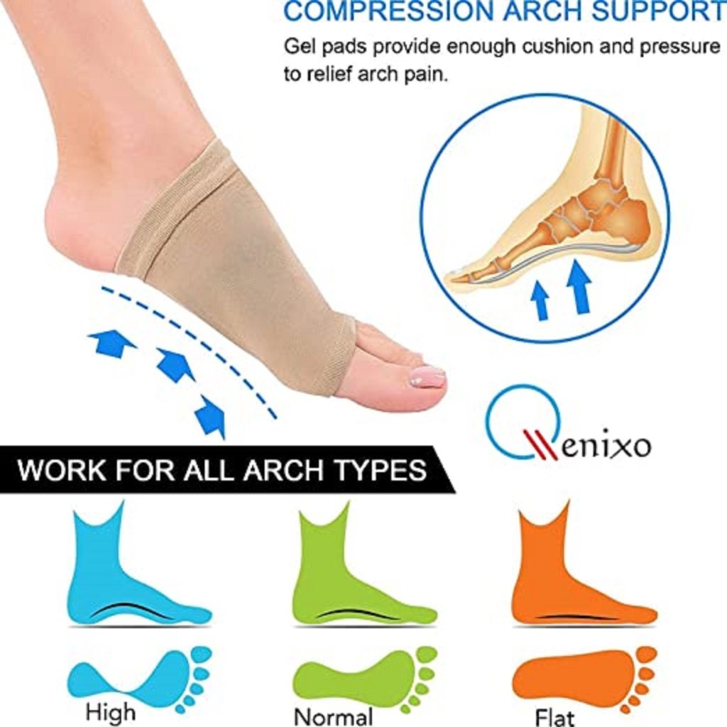 Arch Support Sleeve reusable Gel Pad
