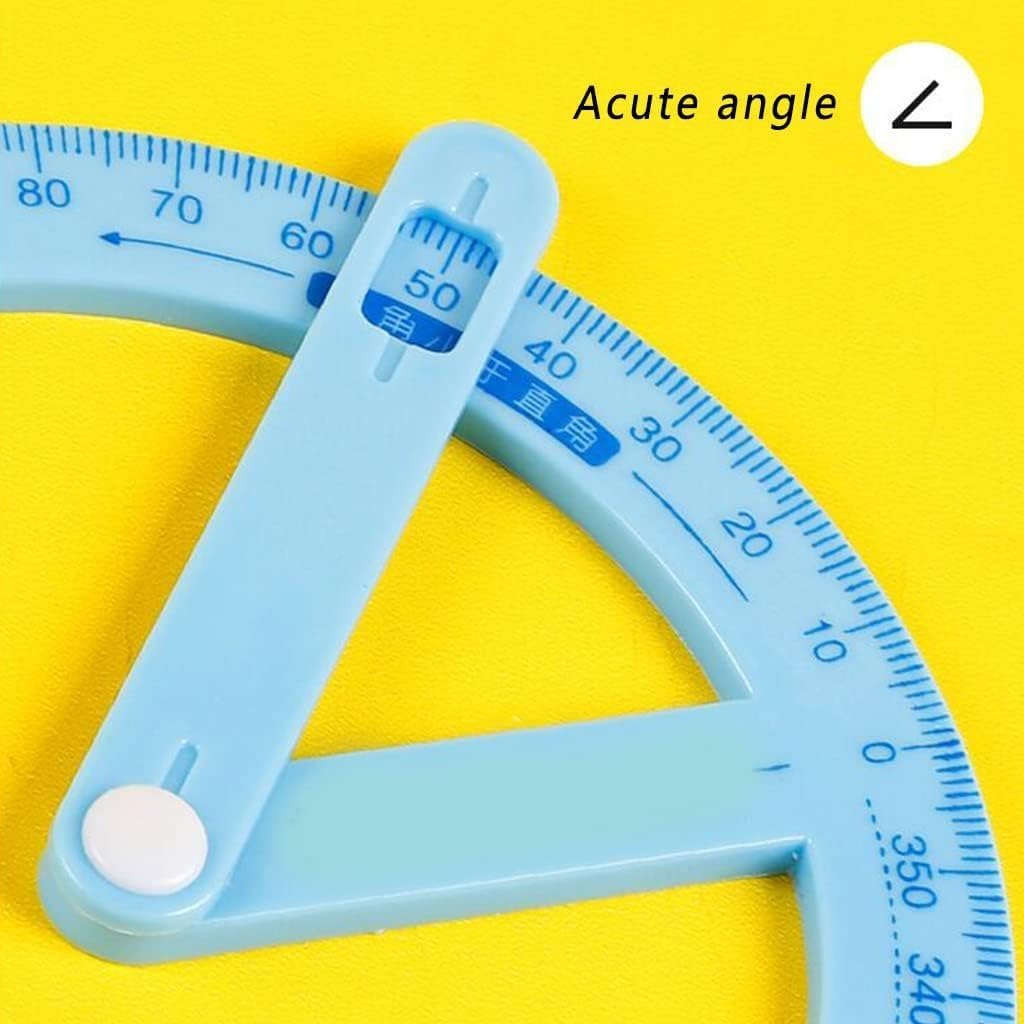 geometric 360 degree rotating ruler