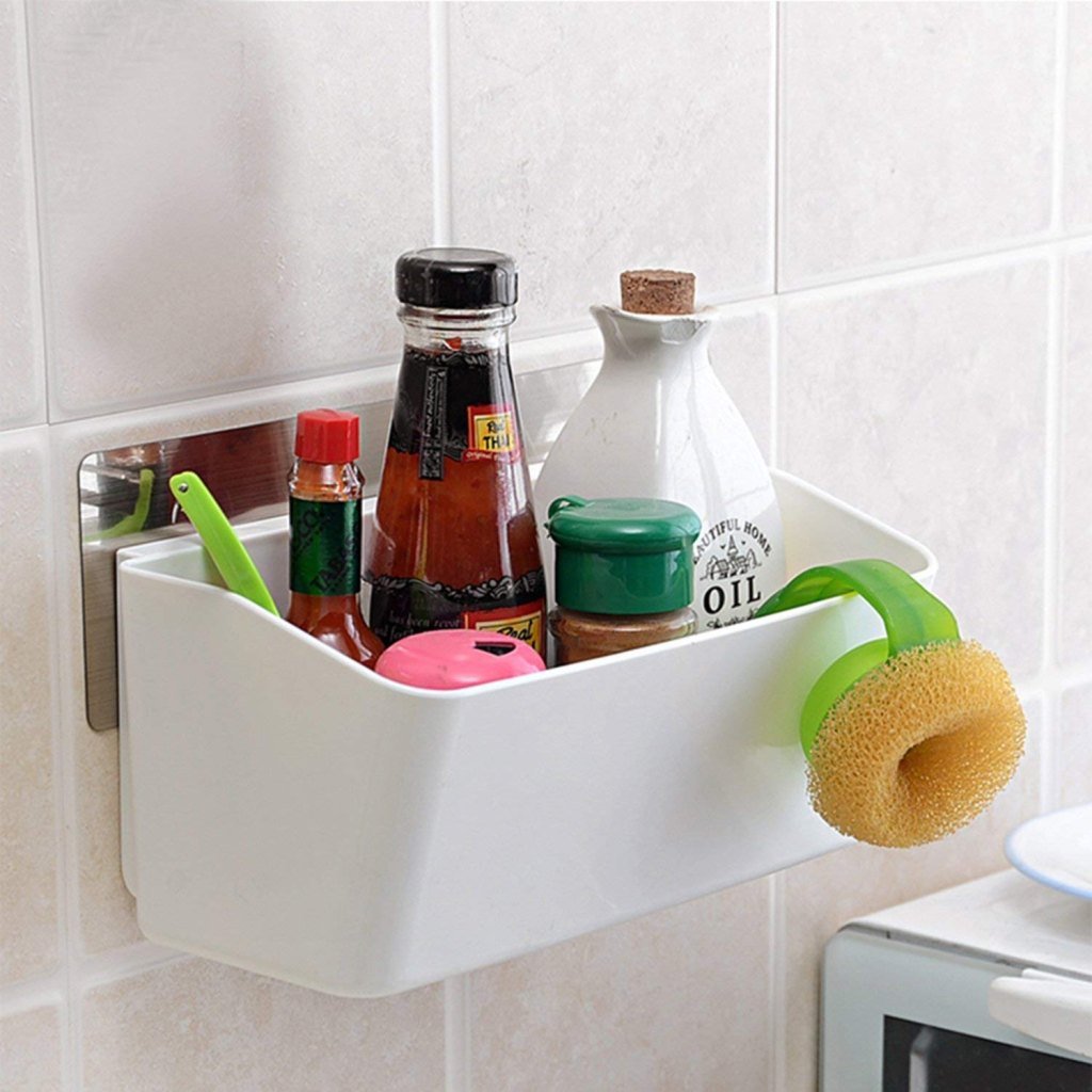 Large Bathroom Storage Organizer Shelf Magic Sticker Series