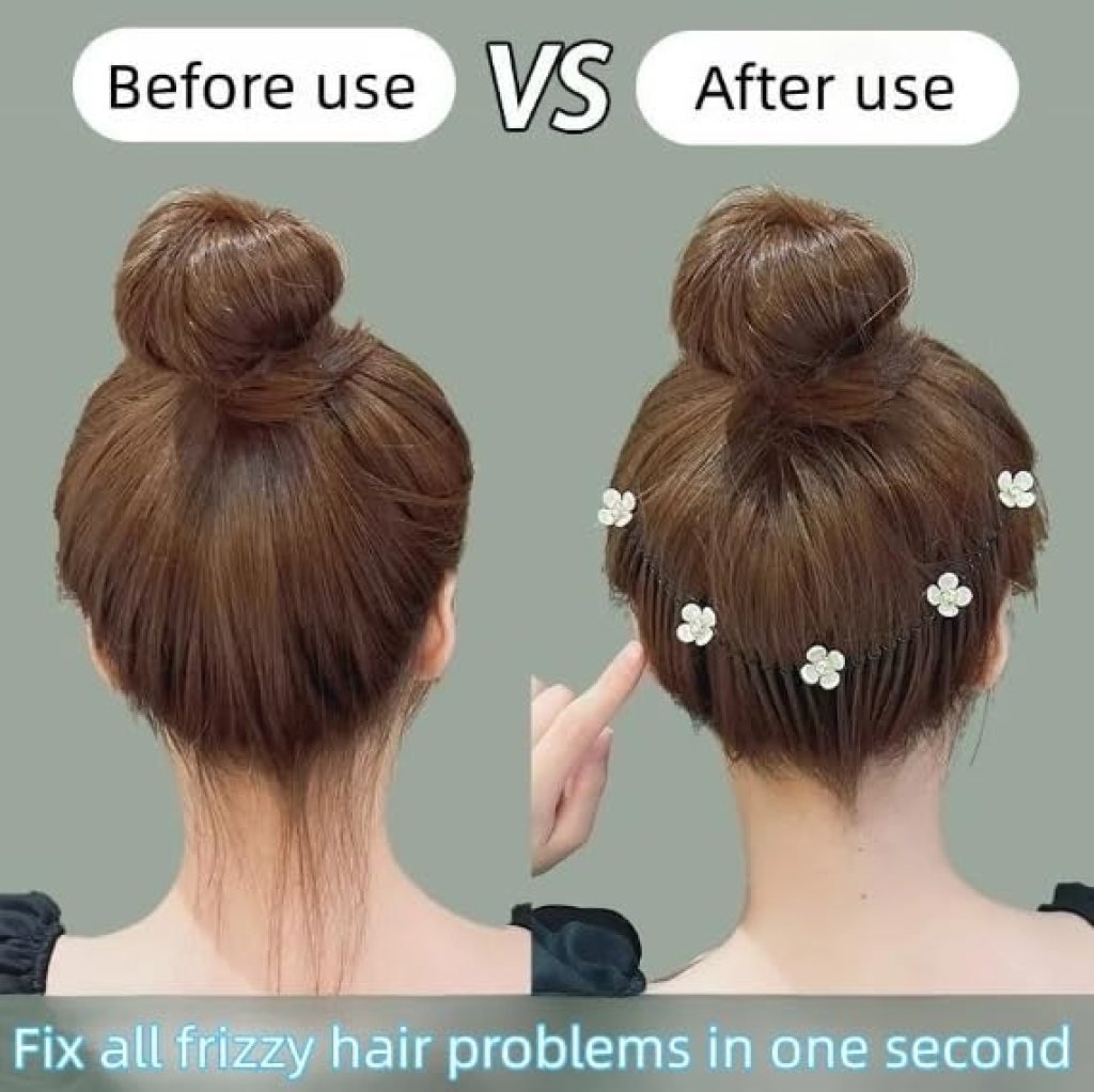 Messy Unruly Hair Bangs Clip