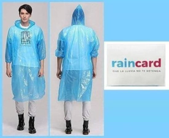 Pocket Size Waterproof Rain Card