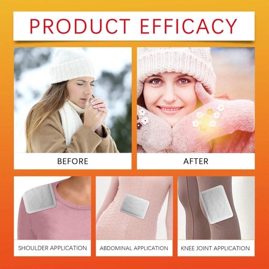 Self Heating Hand Warmer Patch Pack Of 10 Pair