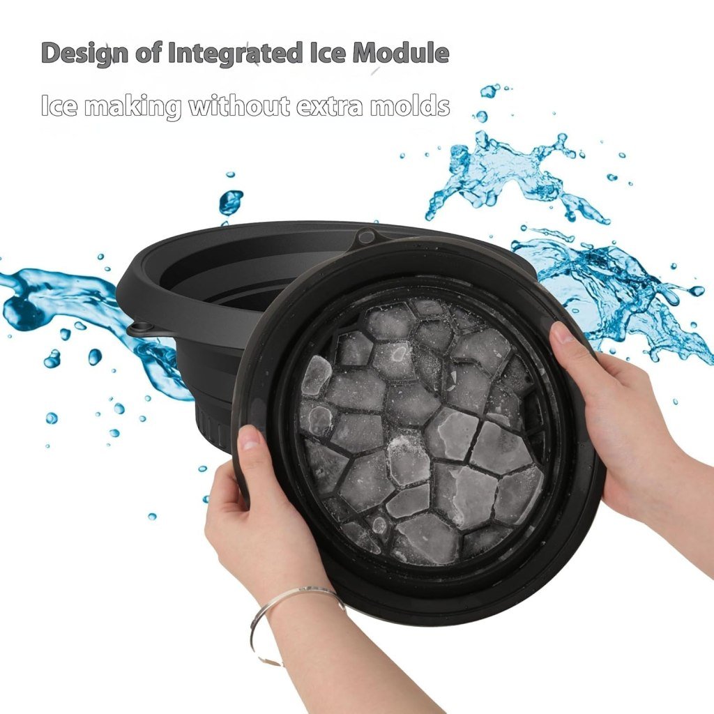 Silicone Face Washing Ice Bucket Bowl