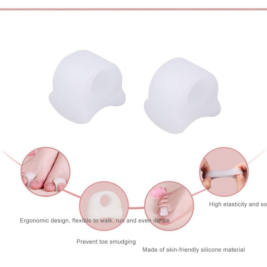 Silicone Gel Toe Separator Ring 1 Pair