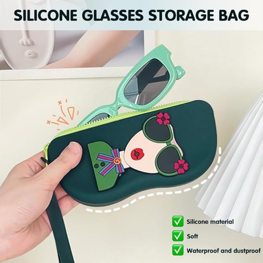 Silicone Sunglasses Storage Pouch