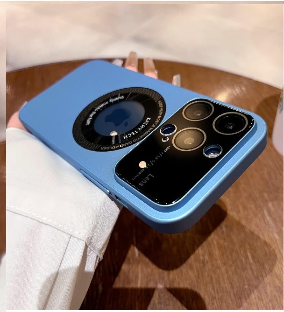 Sky Blue iPhone 15 Pro Max Mobile Cover