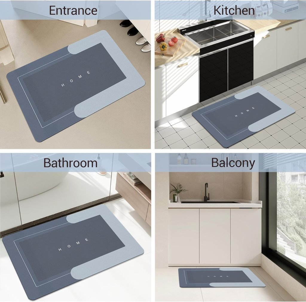 Square Bathroom Mat Bath Shower Room