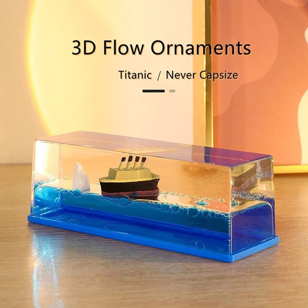Titanic Decorative Liquid Wave Cruise Ship