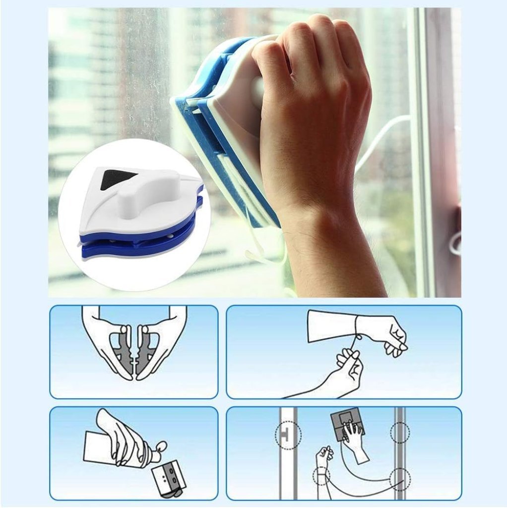 Triangle Magnetic Glass Cleaner