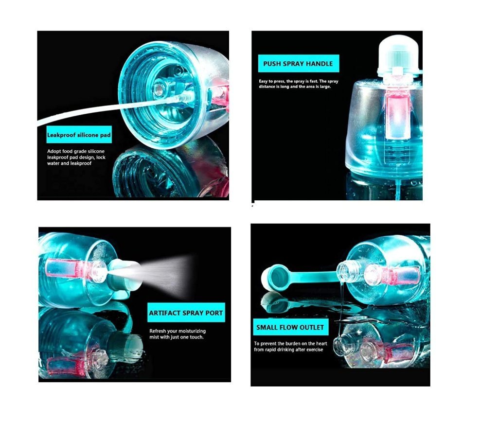 2 in 1 Spray Water Bottle