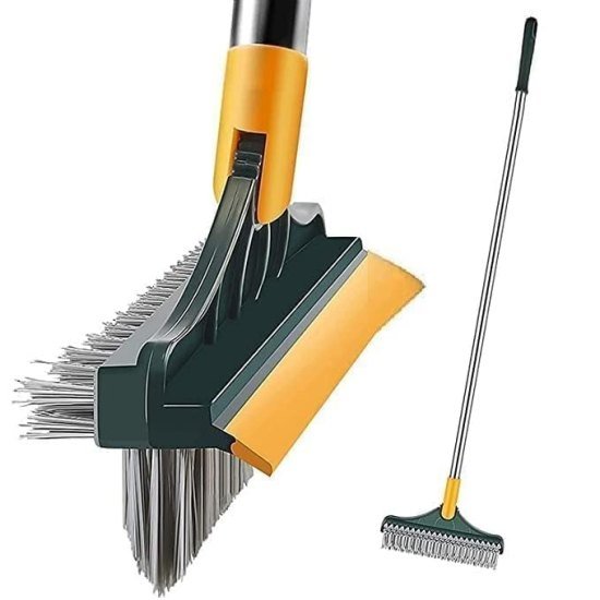 2 in 1 tile cleaning brush Wiper
