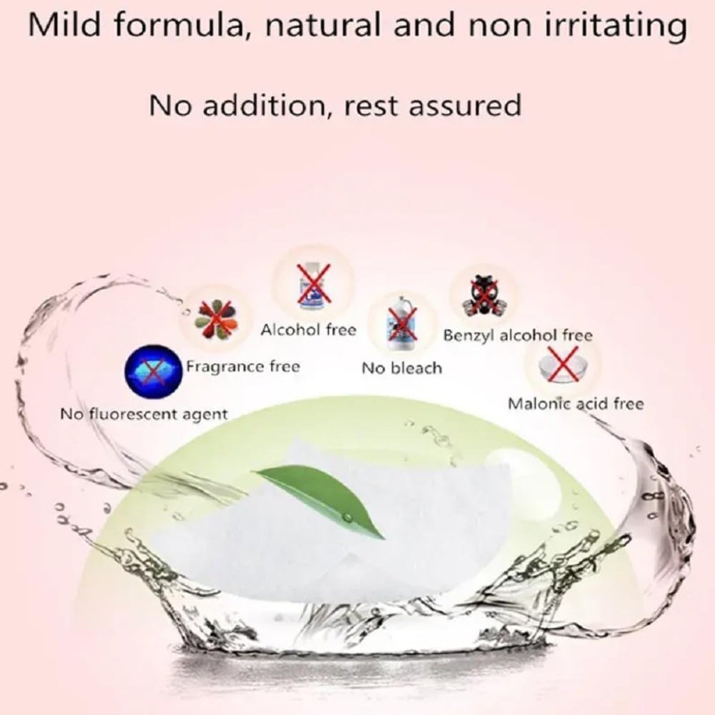 64 pcs Mini Wet Wipes Disposable Travelling Tissue