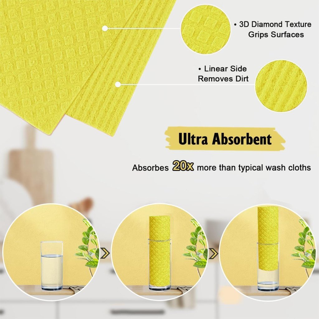 Cellulose Cleaning Sponge 3 pcs