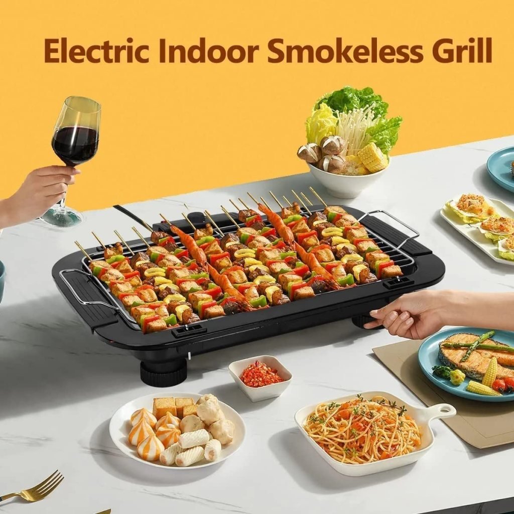 Metal Electric Barbeque Grill BBQ