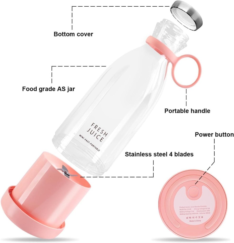 Mini Portable Bottle Shape Juicer