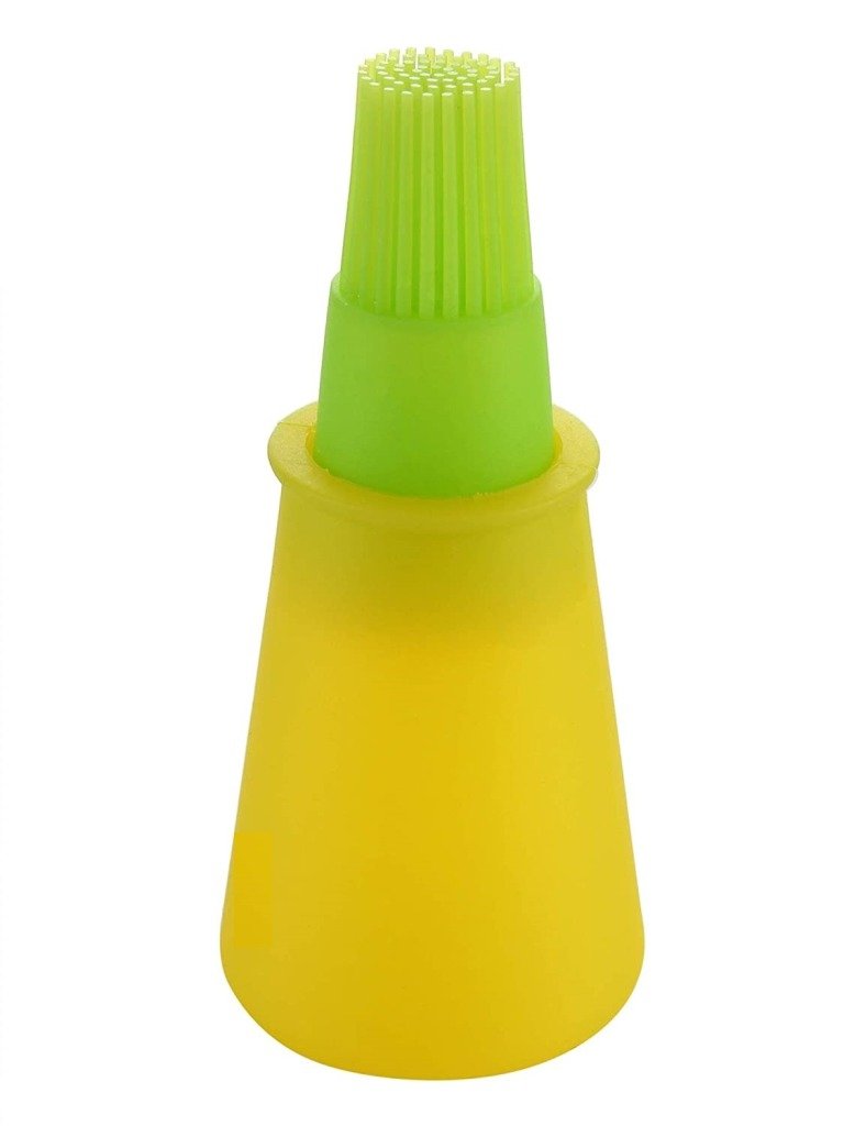 Silicone oil bottle brush