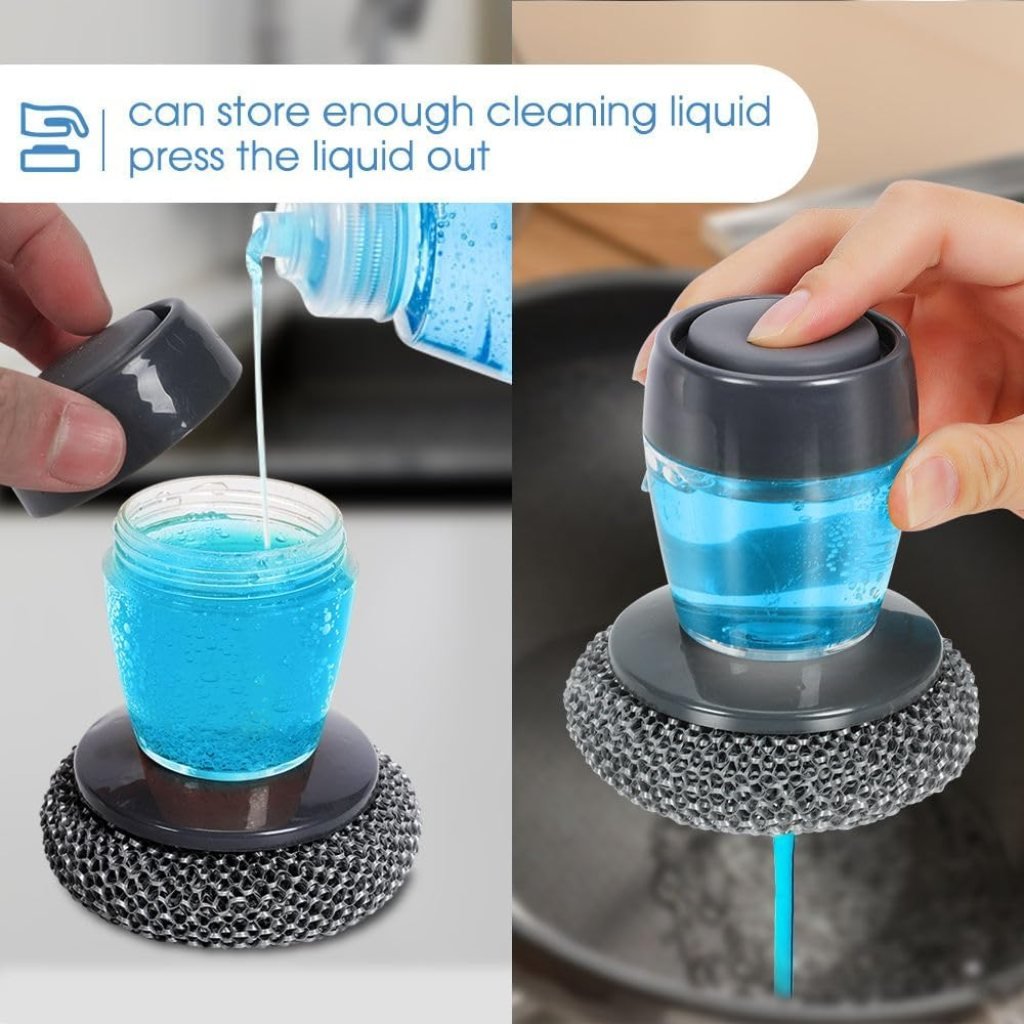 Wire Plam Dish Cleaner Brush