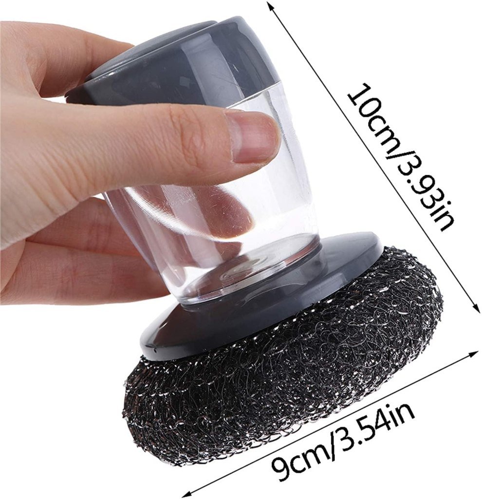 Wire Plam Dish Cleaner Brush