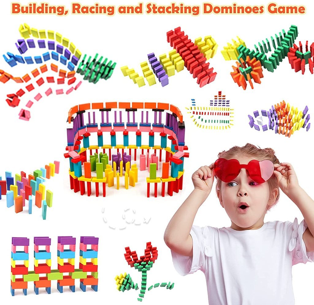 120 pcs Wooden Domino Game
