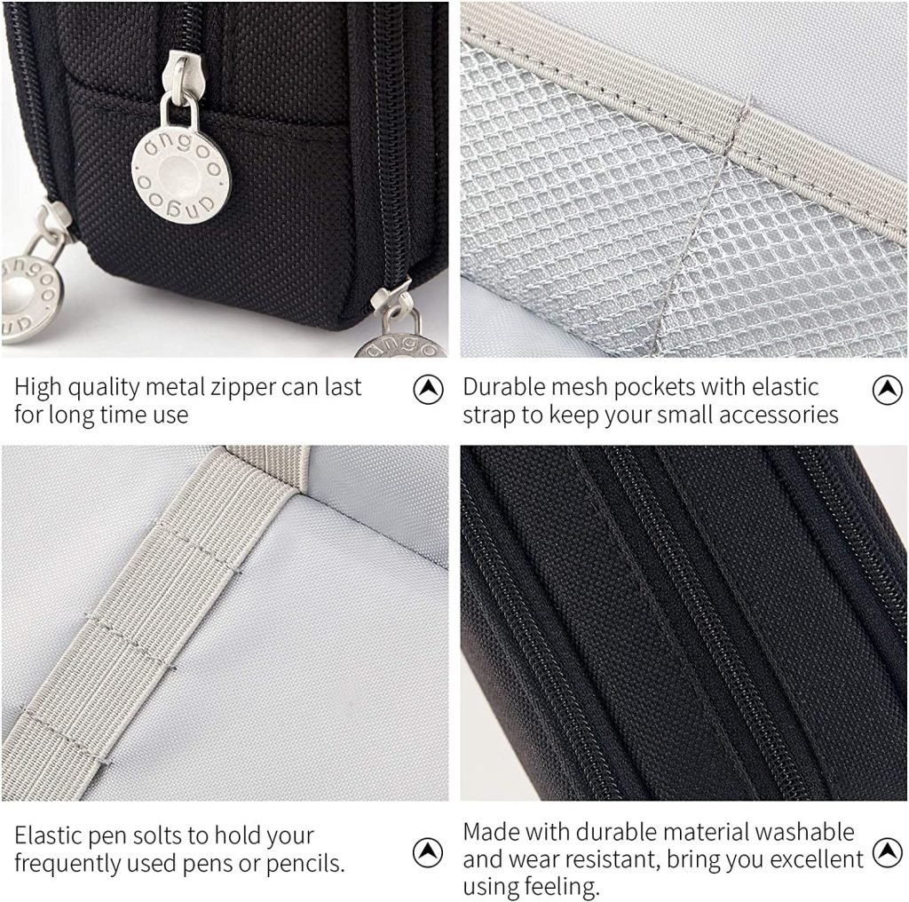 3 Compartment Pencil Pouch
