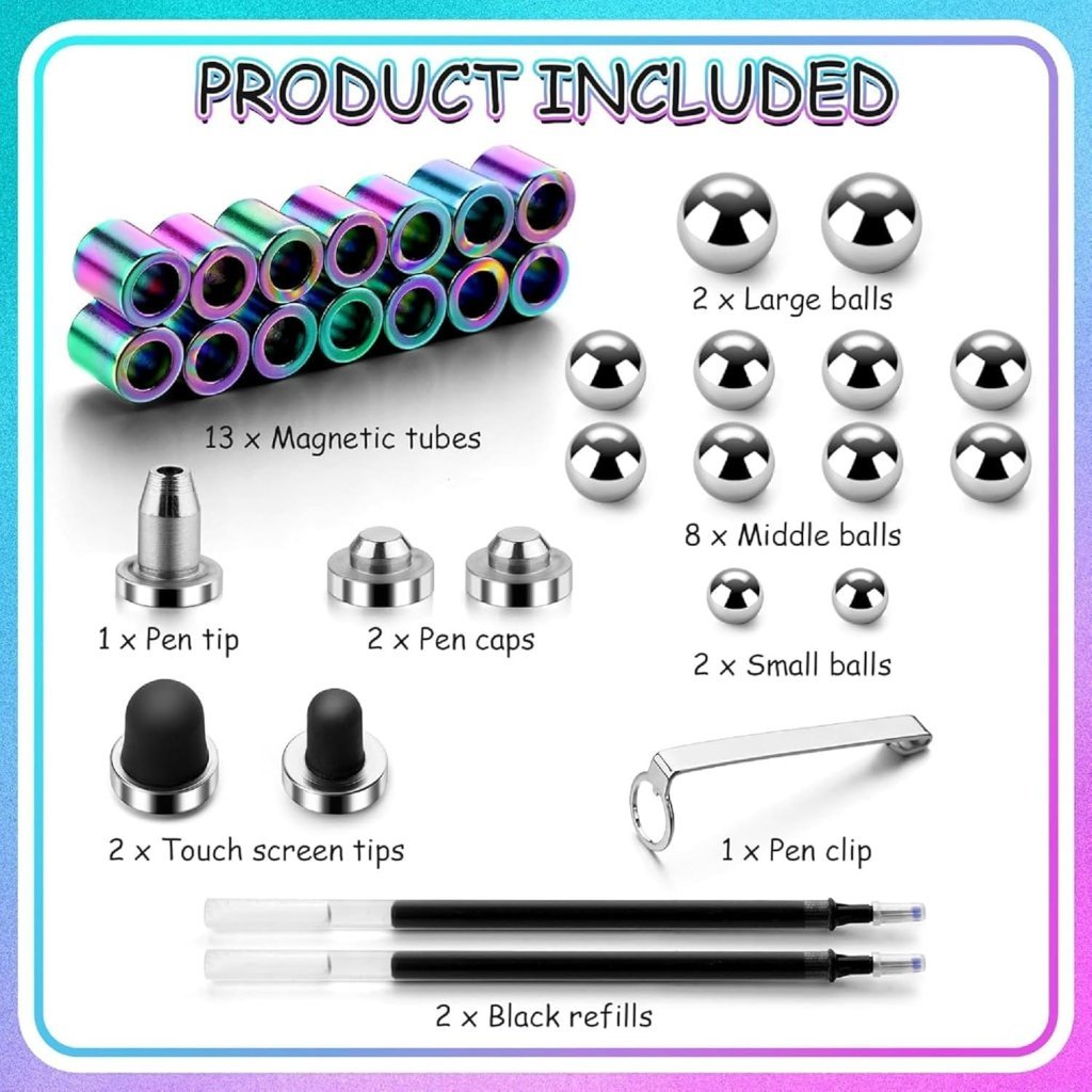 Rainbow Fidget Magnetic Pen